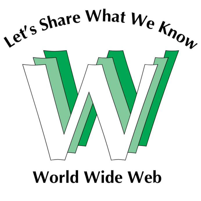 Original logo for the World Wide Web