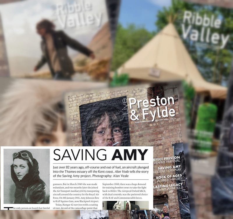 illustrating the magazines Alan Veale contributes articles to